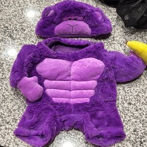 Sold Purple Plush Bear Costume